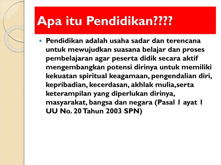 PPT  Landasan Pendidikan PowerPoint Presentation  ID4340241