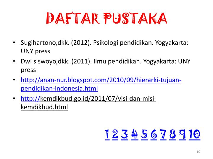 Daftar Pustaka | daftar pustaka, daftar pustaka, daftar ...