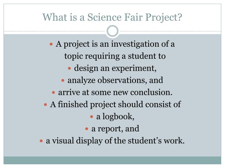 science fair powerpoint