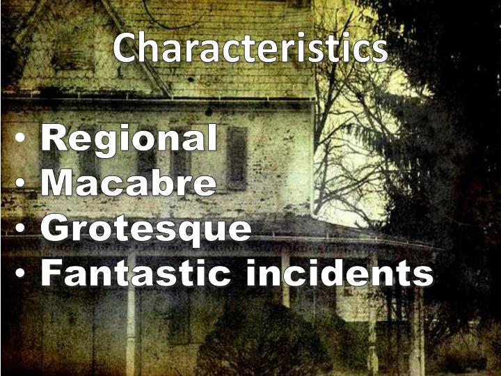 features of southern gothic literature