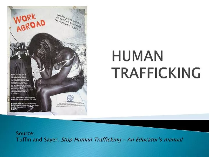 PPT HUMAN TRAFFICKING PowerPoint Presentation ID 4389983