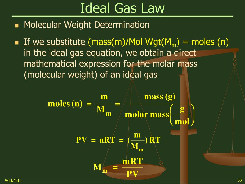 PPT George Mason University General Chemistry 211 Chapter 5 Gases And