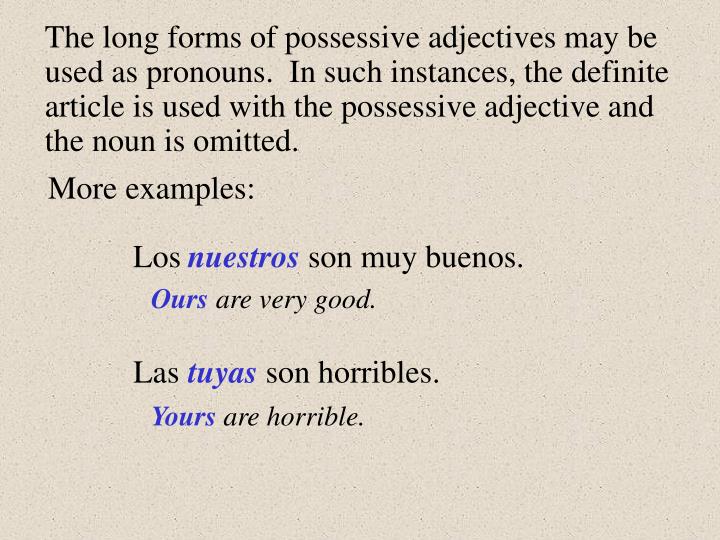 ppt-long-form-possessive-adjectives-and-pronouns-powerpoint-presentation-id-4392868