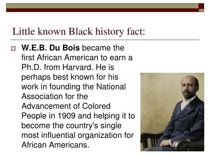 PPT - Little Known Black History Fact: PowerPoint Presentation - ID:4411655