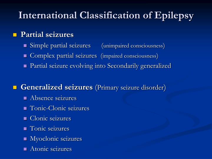 PPT - EPILEPSY PowerPoint Presentation - ID:4412918