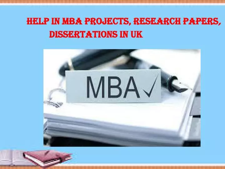 Mba Dissertations