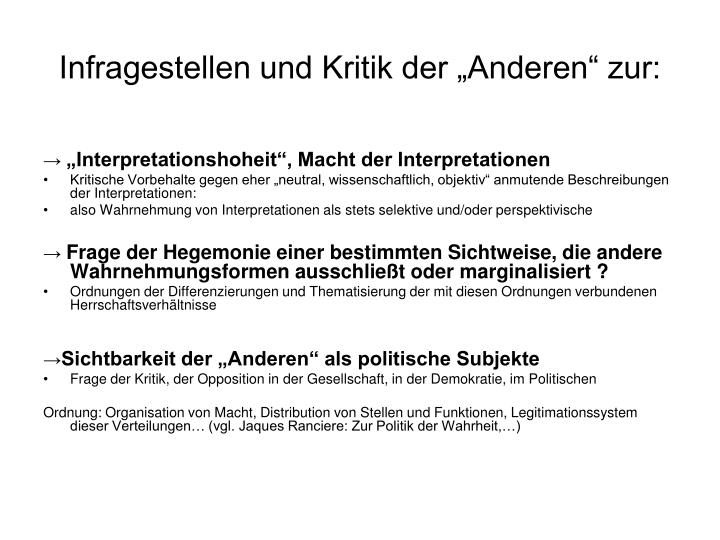 Infragestellen Infragestellen