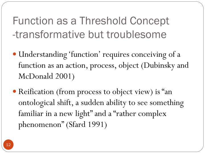 PPT Threshold Concepts & Mathematics Task Design PowerPoint Presentation ID4471495