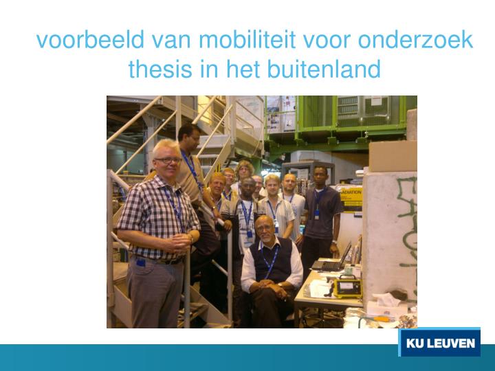 Master thesis voorbeeld