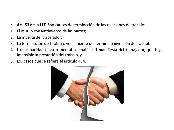 Ppt Terminación De Las Relaciones Laborales Powerpoint Presentation Id4483692 7595