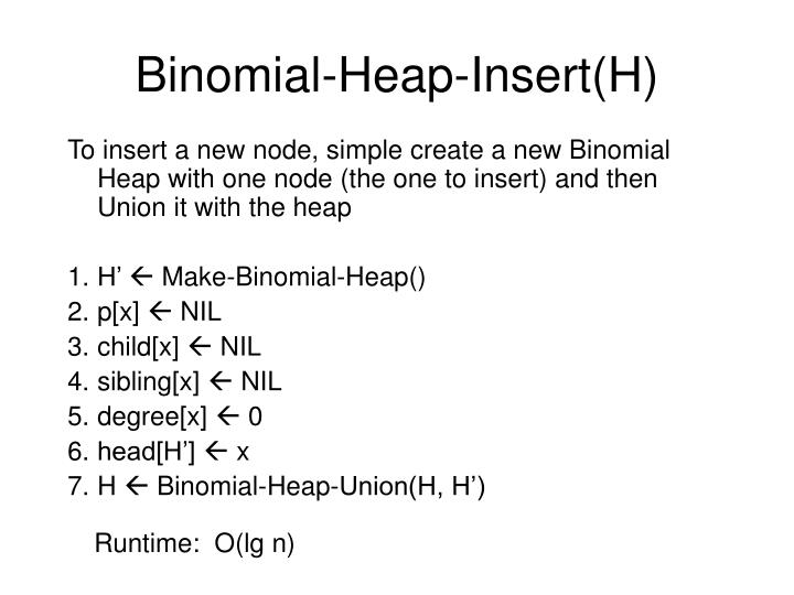 binomial heap Min heap algorithm visualizations. binomial heap Min heap algorithm visualizations.