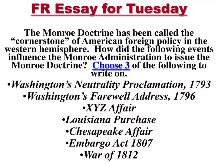 how and why did the monroe doctrine become the cornerstone of united states foreign policy by the la how and why did the monroe doctrine become the cornerstone of united states foreign policy by the la
