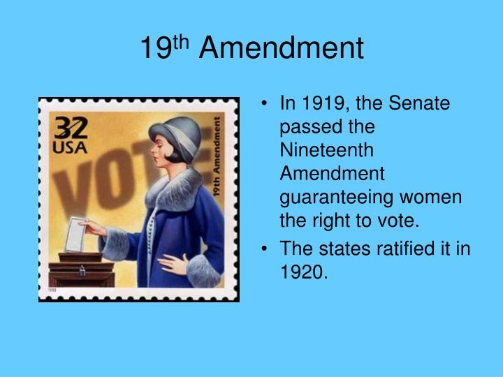 an analysis of the nineteenth amendment passed in 1920 that women obtained this right The equal rights amendment after the 19th amendment affirming women's right to vote was ratified in 1920 based on legal analysis that when three more states vote yes, this process could withstand legal challenge and accomplish ratification of the era. an analysis of the nineteenth amendment passed in 1920 that women obtained this right The equal rights amendment after the 19th amendment affirming women's right to vote was ratified in 1920 based on legal analysis that when three more states vote yes, this process could withstand legal challenge and accomplish ratification of the era.