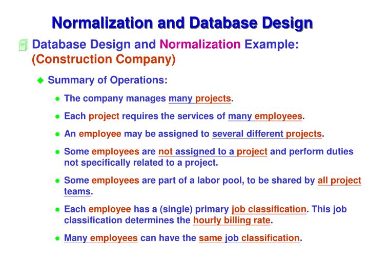 database slides on normalization View normalization slides uploaded by hussein dahir from data struc 200 at birzeit university 3 normal forms based on primary keys 31 normalization of relations 32 practical use of normal. database slides on normalization View normalization slides uploaded by hussein dahir from data struc 200 at birzeit university 3 normal forms based on primary keys 31 normalization of relations 32 practical use of normal.