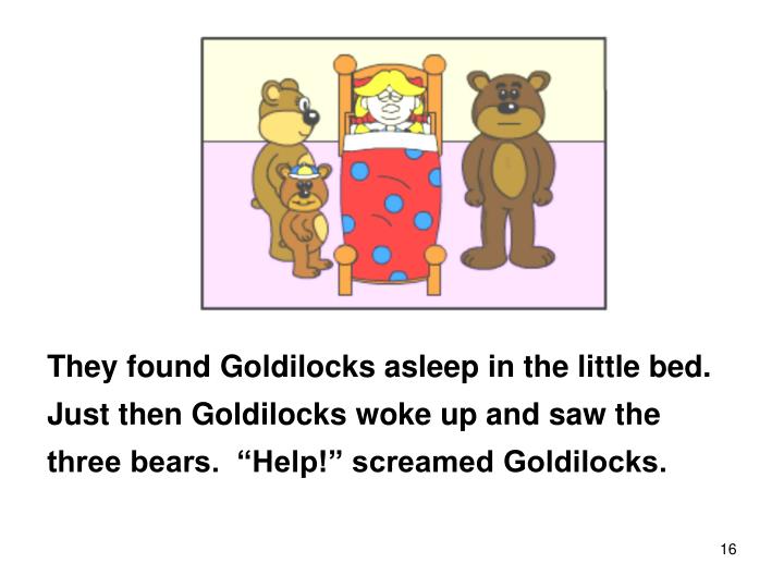 goldilocks bedtime story goldilocks bedtime story