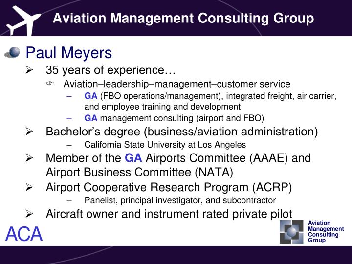 Aviation Management Consulting Group 114