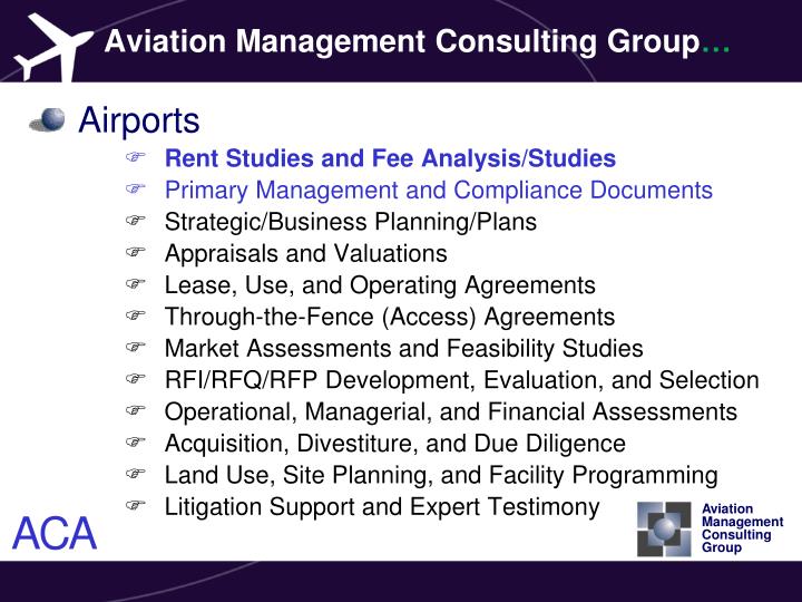 Aviation Management Consulting Group 75