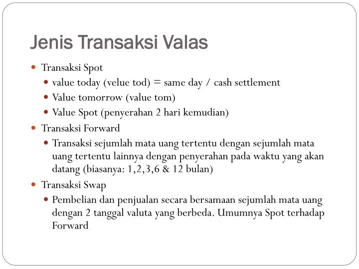 Transaksi valas