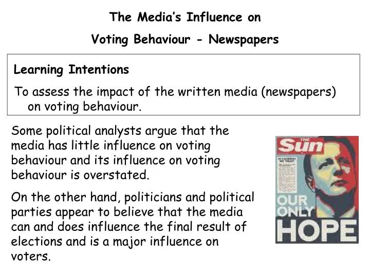 the factors influencing a voter essay the factors influencing a voter essay