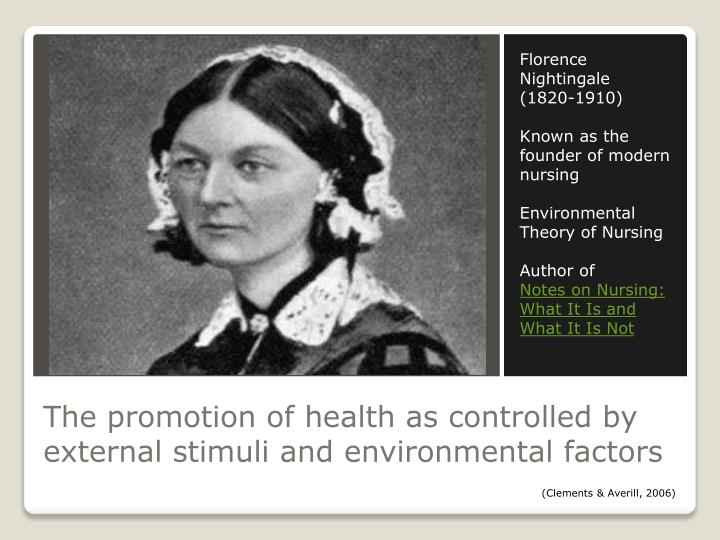 critique of florence nightingale s environmental theory Applying florence nightingale's model of nursing and the o nightingale's environmental theory against the disease was critical. critique of florence nightingale s environmental theory Applying florence nightingale's model of nursing and the o nightingale's environmental theory against the disease was critical.