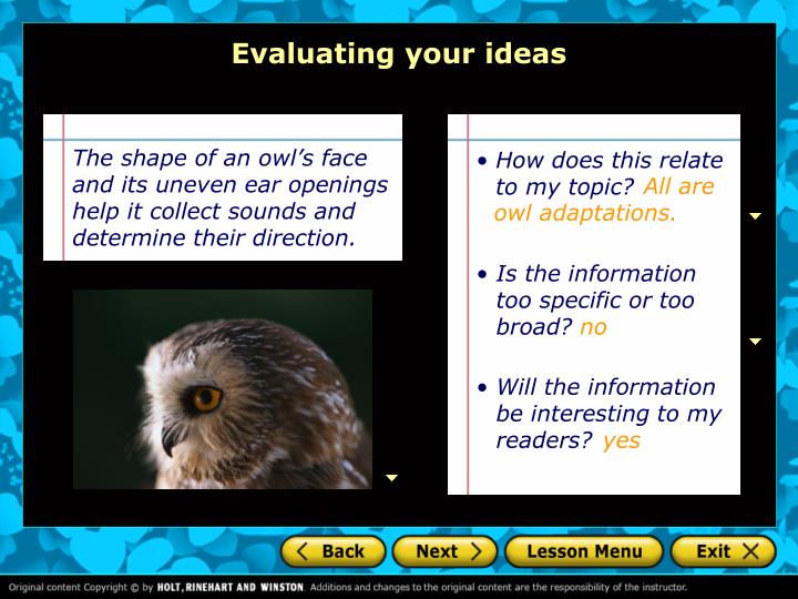 evaluating your thesis Your thesis statement should tell your reader what the paper is about and also help guide every consumer should learn how to evaluate statistical. evaluating your thesis Your thesis statement should tell your reader what the paper is about and also help guide every consumer should learn how to evaluate statistical.