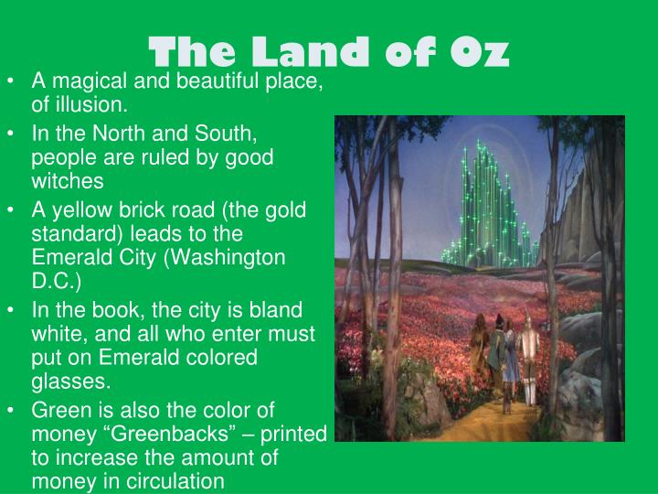 Ppt The Wizard Of Oz A Parable For Populism Powerpoint Presentation Id 4676777 Wizard Of Oz Powerpoint Template