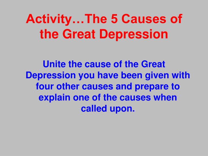 how did the stock market crash help cause the great depression quizlet