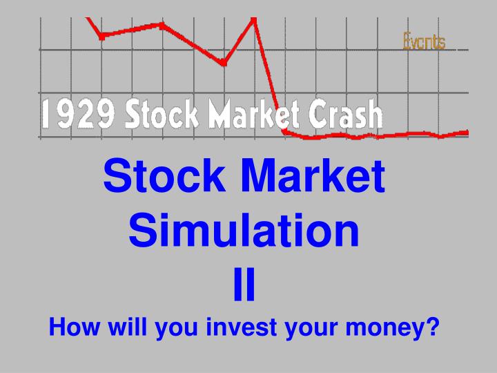 simulating the stock market applet