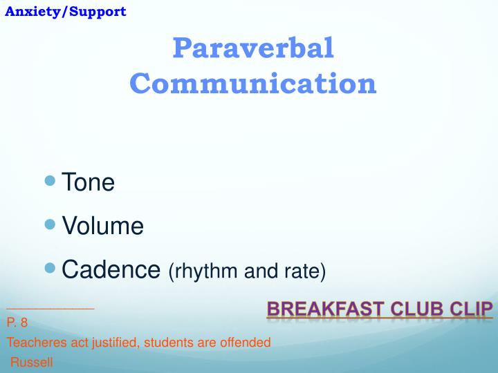 nonverbal communication of the breakfast club Chapter 6: film database: chapter list: nonverbal communication, emotions, and dialectical tensions breakfast club, the. nonverbal communication of the breakfast club Chapter 6: film database: chapter list: nonverbal communication, emotions, and dialectical tensions breakfast club, the.