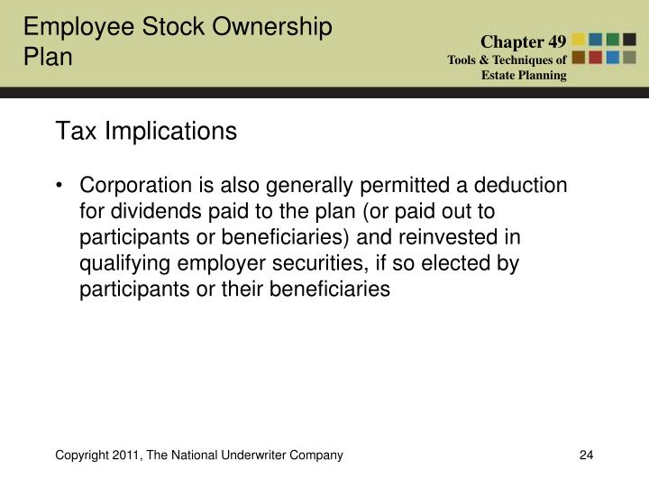 Are dividends paid on employee stock options