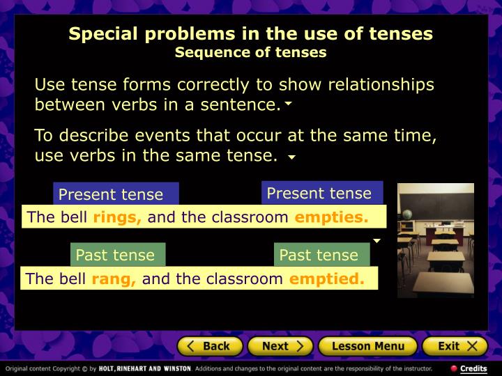 Dating past tense