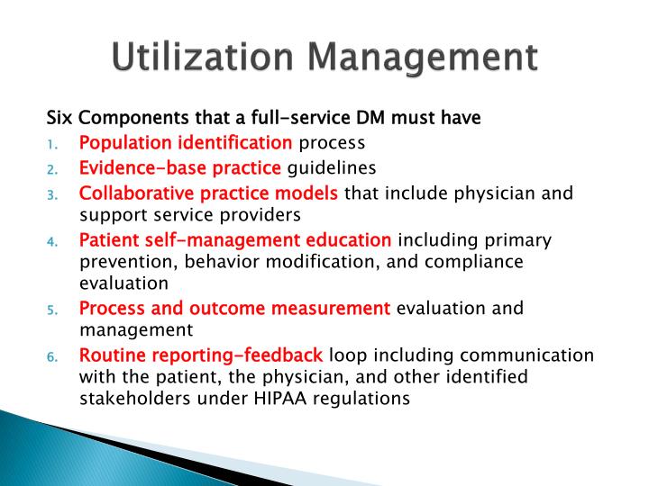 PPT Utilization Management PowerPoint Presentation ID4747836