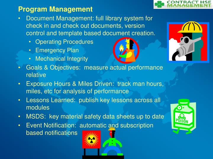 Ppt Contract H S E Management It S All About The Work Flow Powerpoint Presentation Id 4800966 Mechanical Integrity Program Template