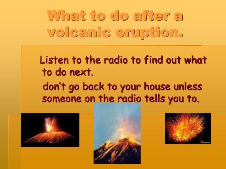 2019 year - How to Survive a Volcanic Eruption 2019 year
