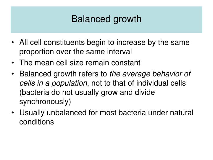 concept of balanced and unbalanced growth theories