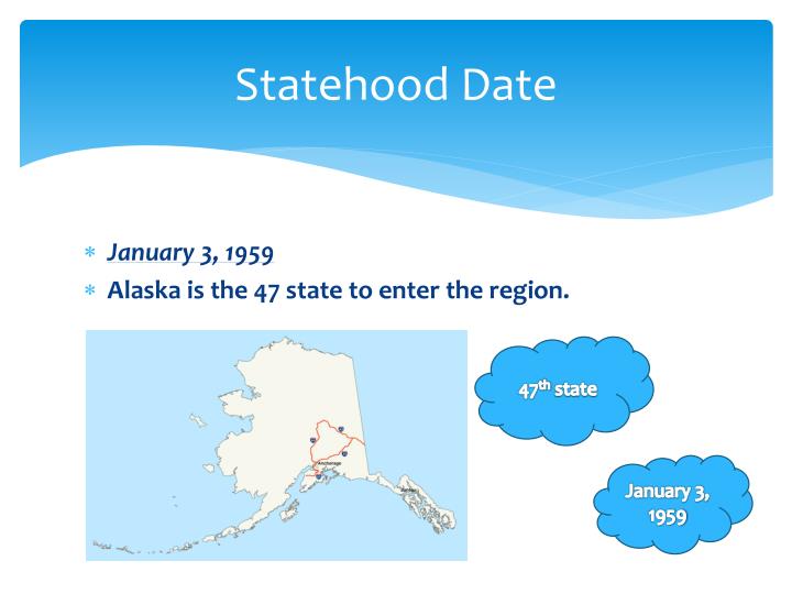 Alaska statehood date