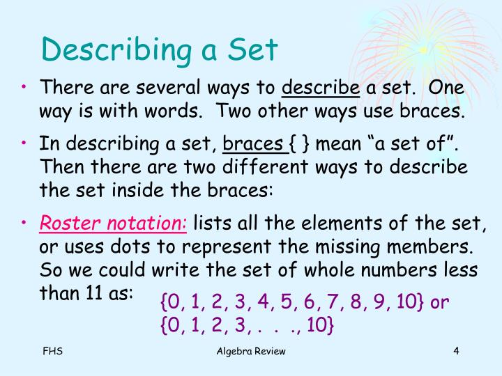 PPT - Understanding Set Notation PowerPoint Presentation - ID:4863443