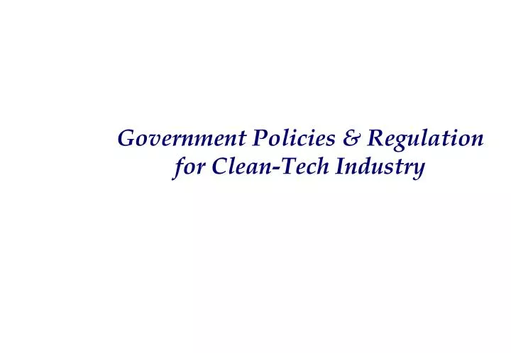 Government regulations casino industry