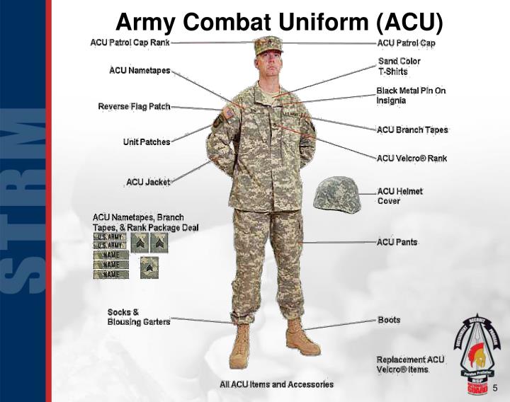 Wear Of The Acu Uniform 97