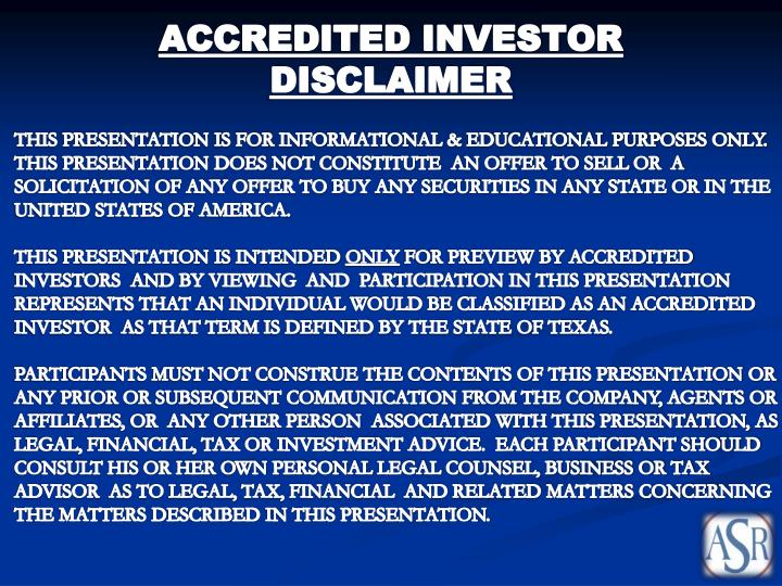 disclaimer template investor ppt accredited investor disclaimer powerpoint disclaimer template investor ppt accredited investor disclaimer powerpoint