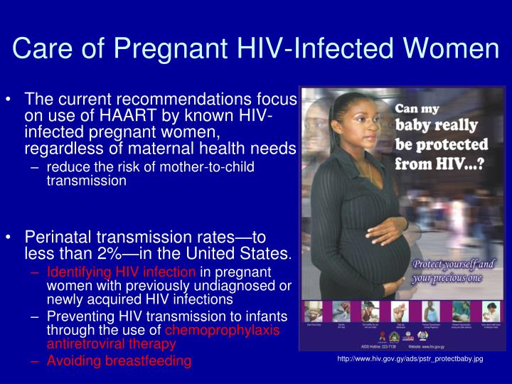 hiv in pregnant women Hiv among pregnant women, infants and children women who are pregnant or planning a pregnancy should get tested for hiv as early as possible if treated early in her pregnancy, a woman’s risk of transmitting hiv to her baby can be reduced to 1% or less. hiv in pregnant women Hiv among pregnant women, infants and children women who are pregnant or planning a pregnancy should get tested for hiv as early as possible if treated early in her pregnancy, a woman’s risk of transmitting hiv to her baby can be reduced to 1% or less.