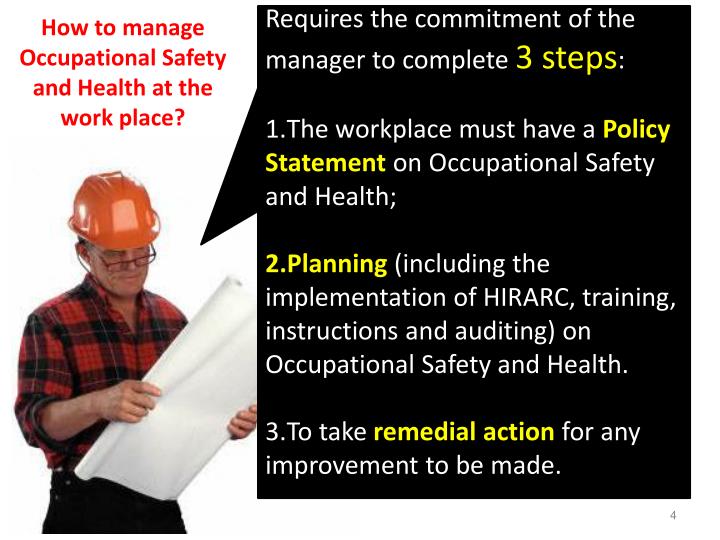 health and safety in the work place essays This essay talks about the people employed in mining industries that have to take great precaution of their occupational health and safety often, there are many. health and safety in the work place essays This essay talks about the people employed in mining industries that have to take great precaution of their occupational health and safety often, there are many.