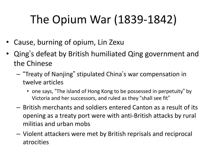 an analysis of the opium war of china The opium war - china has 5000 years of history which experienced wars, collapses, failures and successes. an analysis of the opium war of china The opium war - china has 5000 years of history which experienced wars, collapses, failures and successes.