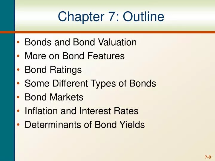chapter 7 outline chapter 7 outline
