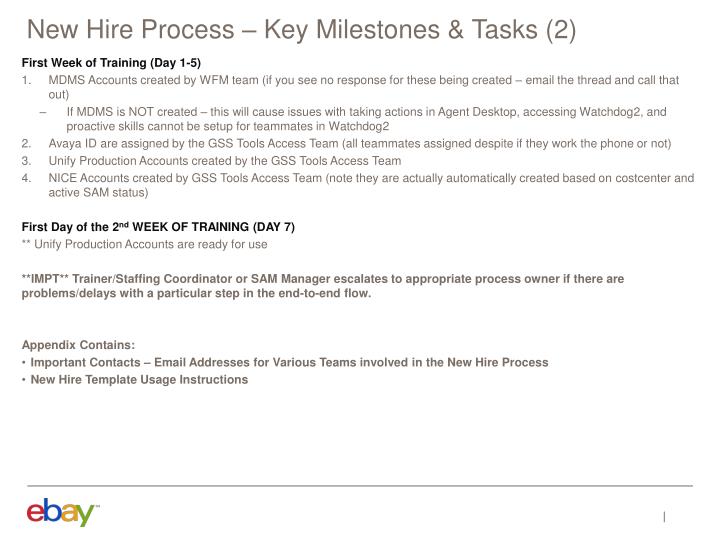 Ppt Ebay Onboarding Process Outsource Partner Specific April 2014 Powerpoint Presentation Id New Hire Process Template