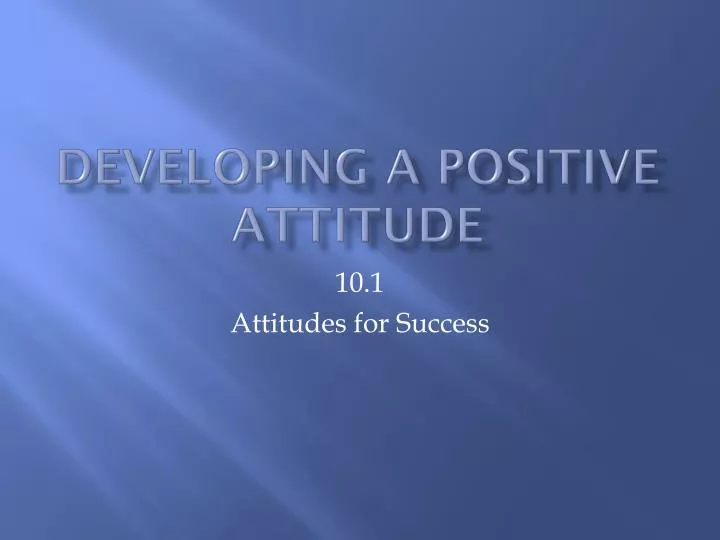 developing a barometer for workplace attitude developing a barometer for workplace attitude
