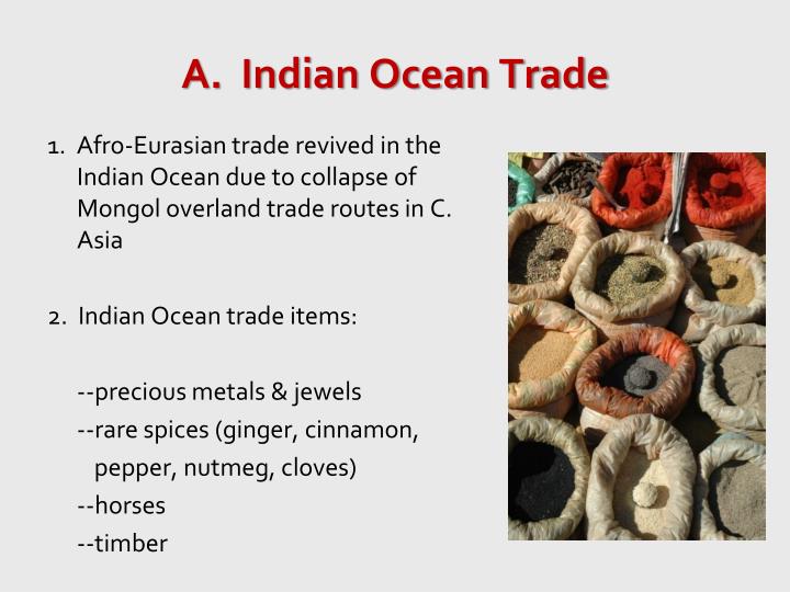 Indian ocean trade system