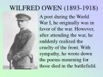 wilfred owen war poems wilfred owen war poems