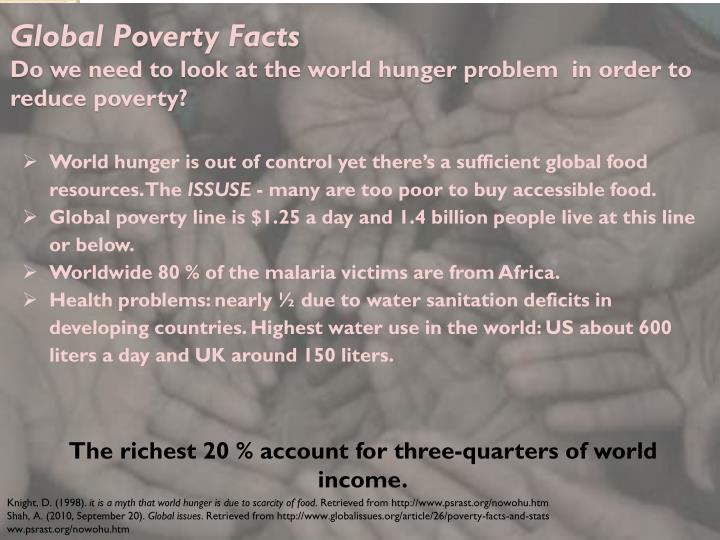 causes and effects of poverty ppt