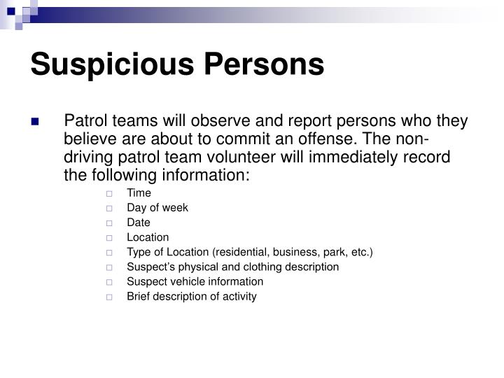 PPT - Patrol Procedures PowerPoint Presentation - ID:5316707